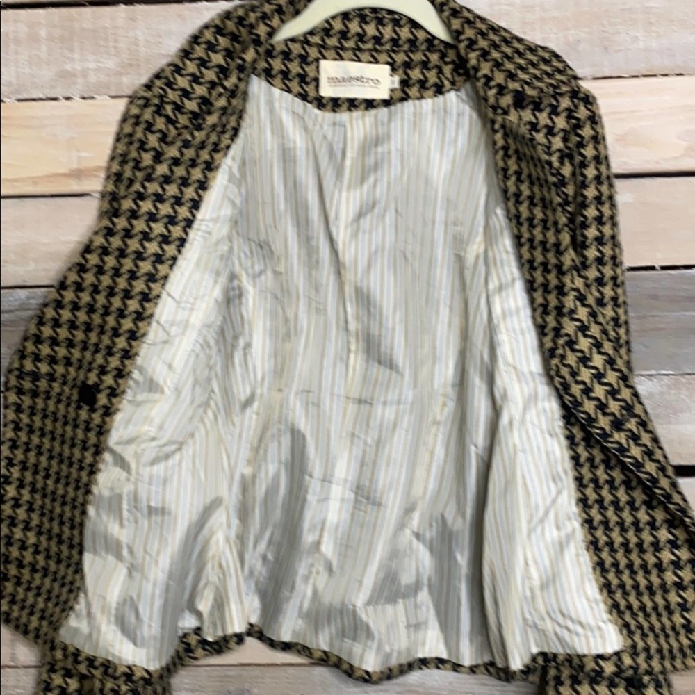 MAESTRO Houndstooth Bell Sleeve Blazer - Picture 10 of 11
